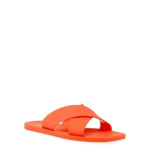 STEVE MADDEN Orange Jelly HORIZON Sandal NIB